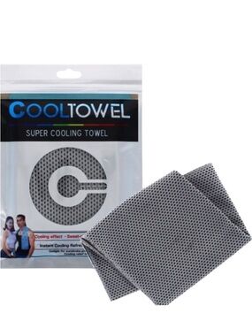 NEW Light Gray Super Instant Cooling Quick Dry Sweat-Absorbent Breathable Towel